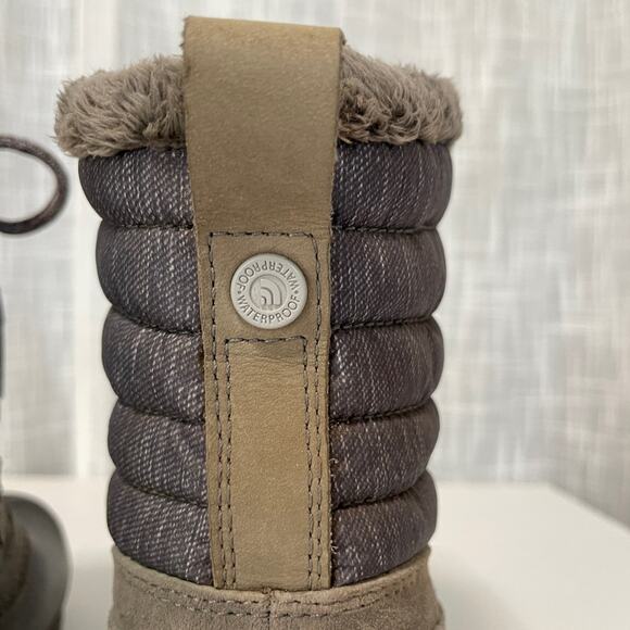 The North Face Womens Shellista Shorty Winter Boot 7.5 Brown Waterproof Faux Fur - Picture 9 of 15